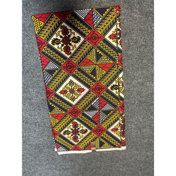 African fabric 6 yards Ankara print kente fabric, Fabric for African attire - Picture 2 of 2